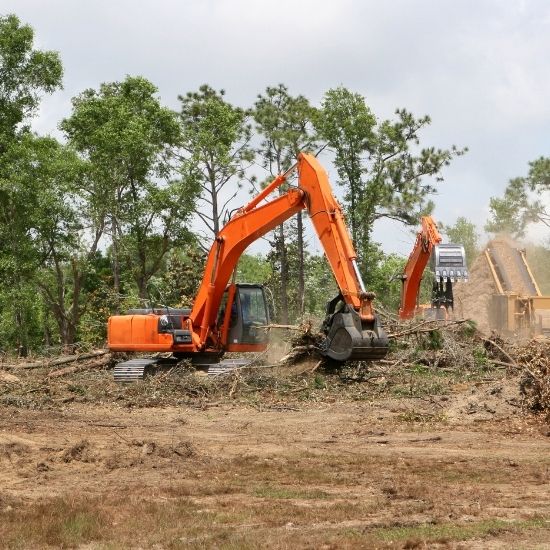 How much land can you clear in a day